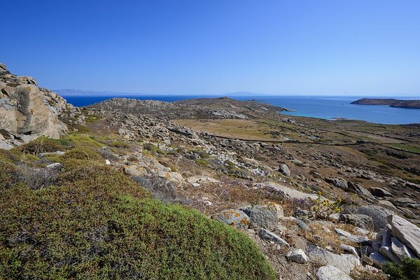Southern Delos from Mount Kynthos